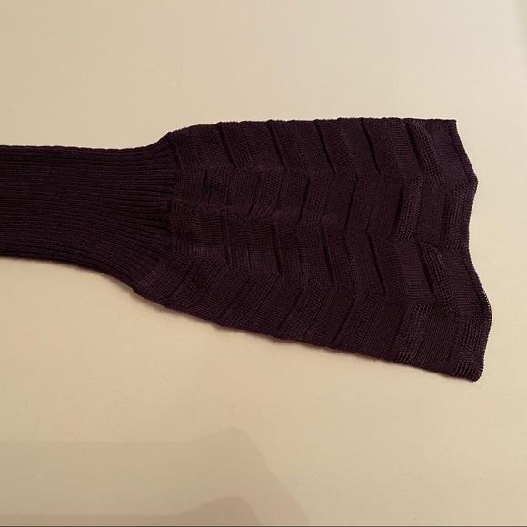 MISSONI SWEATER CARDIGAN PURPLE 3/4 SLEEVE Size 2 38 - Picture 5 of 9